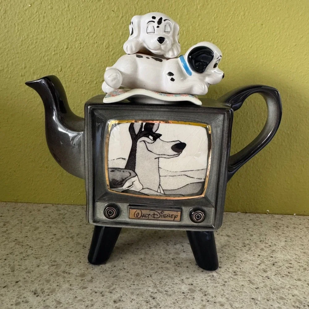 Disney 101 Dalmatians Teapot by Paul Cardew 1996 Limited‎ Edition #1793